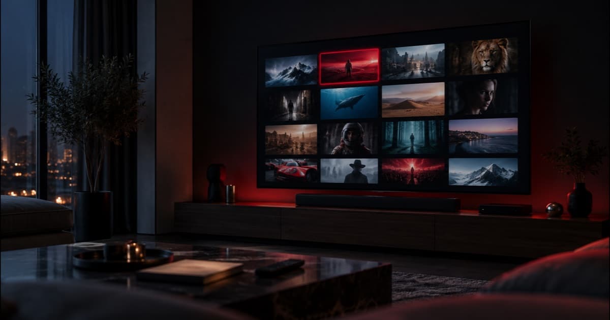 Installer l'IPTV sur une Smart TV Samsung, LG ou Android TV dans un salon